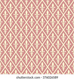 Biscuit classic French background with lilies