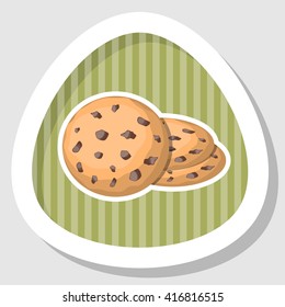 Biscuit colorful icon