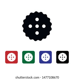 Biscuit, cookie vector icon. Element of kitchen for mobile concept and web apps illustration. Thin flat icon for website design and development, app development. Premium icon