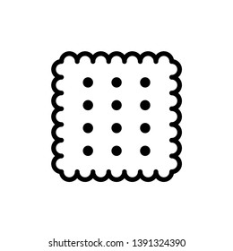 Biscuit, cookies icon vector illustration.