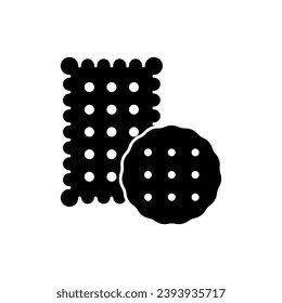 Biscuit cracker icon vector design templates simple and modern concept