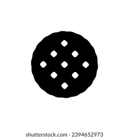 Icono de craqueador de Biscuit plantillas de diseño vectorial simple y moderno
