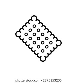 Icono de craqueador de Biscuit plantillas de diseño vectorial simple y moderno