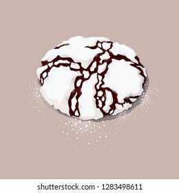 Biscuit Crinkle Vector Illustration