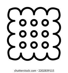 biscuit filter symbol icon vector illustration