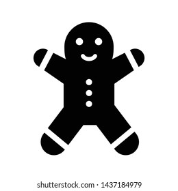 biscuit glyph flat vector icon