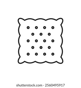 Biscuit icon Black and white logo