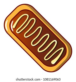 Biscuit icon. Cartoon illustration of biscuit vector icon for web