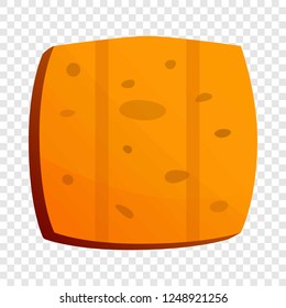 Biscuit icon. Cartoon of biscuit vector icon for web design  