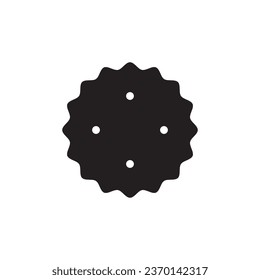 biscuit icon circular vector illustration eps