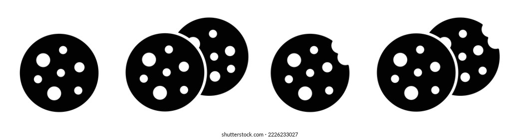 Biscuit icon. Cookies icon, vector illustration