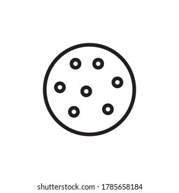 Biscuit Icon Design Vector Template