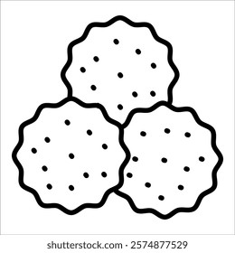 Biscuit Icon Element For Design