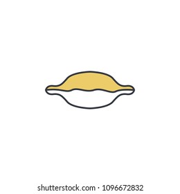 biscuit icon. Element of web icon with one color for mobile concept and web apps. Thin line biscuit icon can be used for web and mobile. Premium icon on white background