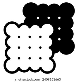 Biscuit icon illustration for web, app, infographic, etc