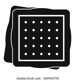 Biscuit icon. Simple illustration of biscuit vector icon for web