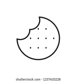 biscuit icon vector