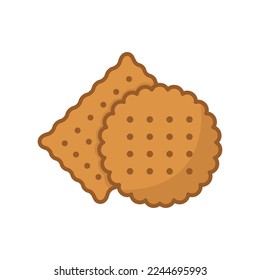 biscuit icon vector design template in white background