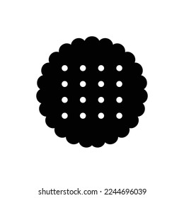 biscuit icon vector design template in white background
