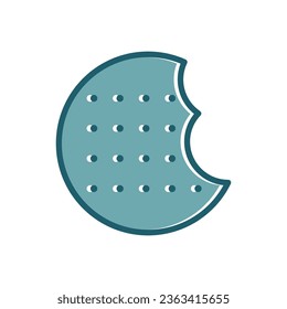 biscuit icon vector design template simple and clean