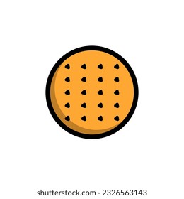 biscuit icon vector design templates 
