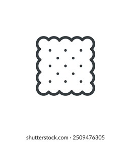 Biscuit icon, Biscuit vector illustration