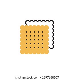 biscuit icon vector illustration modern style design. isolated on white background