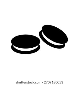 Ilustração de design de símbolo de vetor de ícone de biscoito