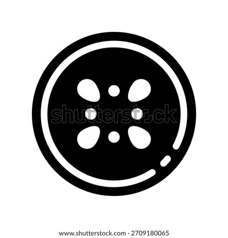 Biscuit Icon Vector Symbol Design Illustration