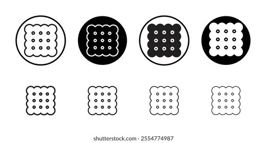 Biscuit icon web design in vector