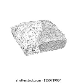 Biscuit illustration, hand drawn image 