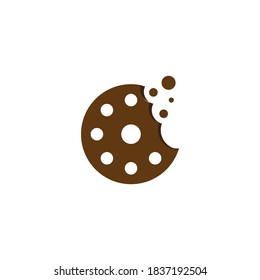 Biscuit illustration icon vector flat design