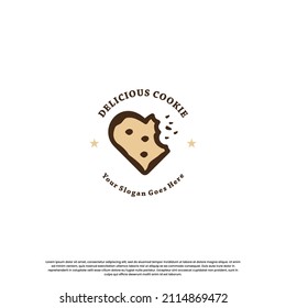diseño del logotipo de la etiqueta de producto biscuit. logotipo del emblema de biscuit vintage.diseño del logotipo de la etiqueta del producto biscuit. logotipo del emblema de bizcocho vintage.