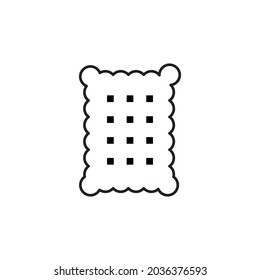 biscuit sweet and candies icon line illustration