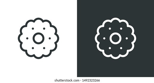 Biscuit Symbol SIgn Icon Vector