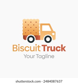 Biscuit Truck Logo Vector Template Design. Good for Business, Startup, Agency, and Organization
