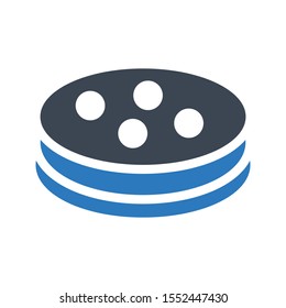 biscuit vector colour glyph icon
