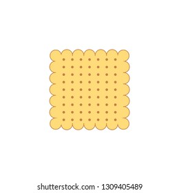 Biscuit vector icon