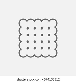 Biscuit vector icon ,Cookies