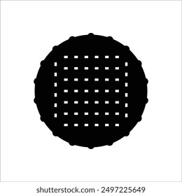biscuit vector icon line template