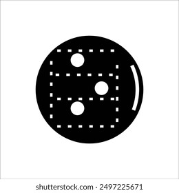 biscuit vector icon line template