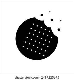 biscuit vector icon line template