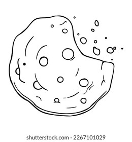 Biscuit vector. Suitable for food and drink icon sign or symbol. 