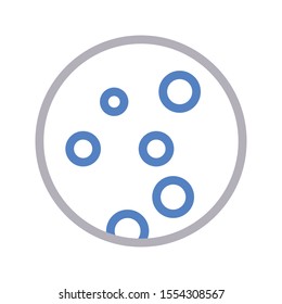 biscuit vector thin line icon