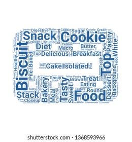 biscuit word cloud. tag cloud about biscuit