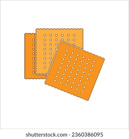 BISCUITS AND COOKIES ICON VECTOR ILLUSTRATION SYMBOL DESIGN