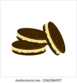 BISCUITS AND COOKIES ICON VECTOR ILLUSTRATION SYMBOL DESIGN