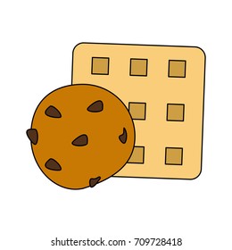 biscuits cracker cookie icon image 