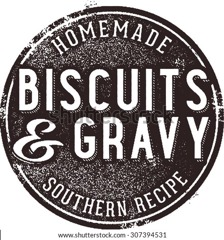 Biscuits and Gravy Vintage Menu Sign