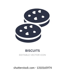 biscuits icon on white background. Simple element illustration from Food concept. biscuits icon symbol design.
